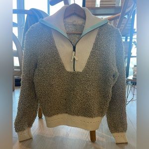 Anthropologie Quarter Zip pullover sweater